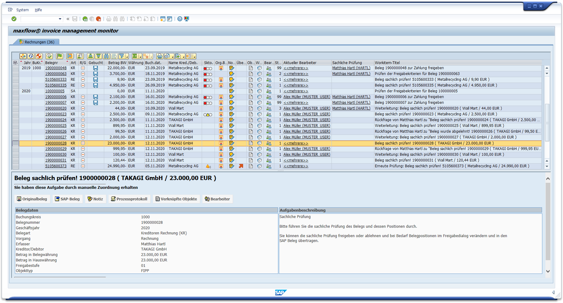 maxflow® invoice management monitor